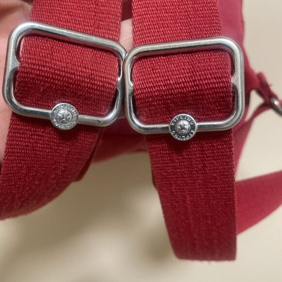 Kipling Red Paola Small Backpack Live Light Travel School Mini Kid's Keychain - Picture 7 of 12